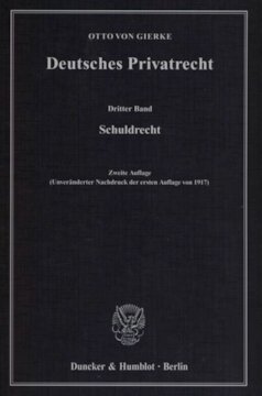 Deutsches Privatrecht: Dritter Band: Schuldrecht