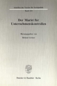 Der Markt für Unternehmenskontrollen