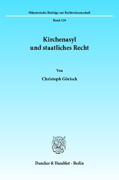 Kirchenasyl und staatliches Recht