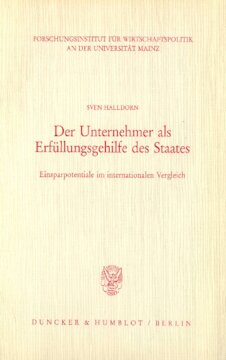 Der Unternehmer als Erfüllungsgehilfe des Staates: Einsparpotentiale im internationalen Vergleich