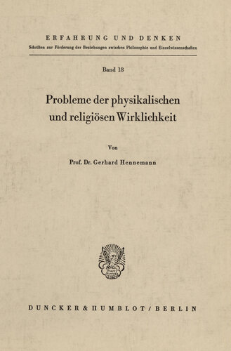 Probleme der physikalischen und religiösen Wirklichkeit