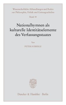 Nationalhymnen als kulturelle Identitätselemente des Verfassungsstaates