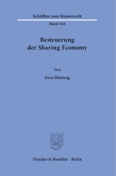 Besteuerung der Sharing Economy