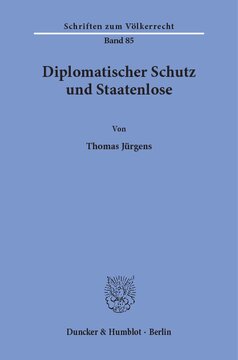 Diplomatischer Schutz und Staatenlose