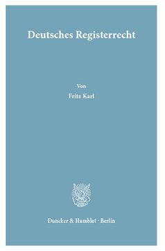 Deutsches Registerrecht