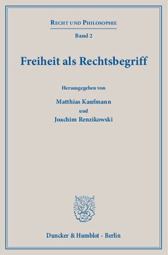 Freiheit als Rechtsbegriff