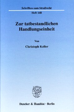 Zur tatbestandlichen Handlungseinheit