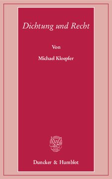 Dichtung und Recht