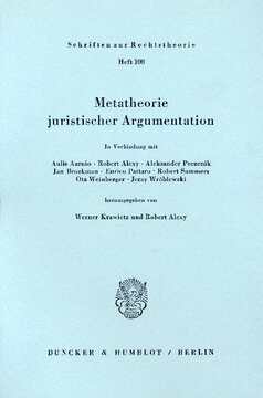 Metatheorie juristischer Argumentation