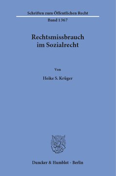 Rechtsmissbrauch im Sozialrecht