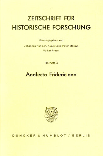 Analecta Fridericiana