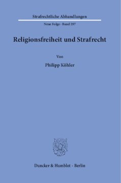 Religionsfreiheit und Strafrecht