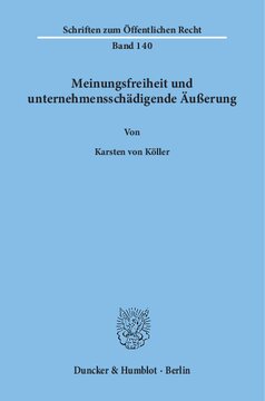 Meinungsfreiheit und unternehmensschädigende Äußerung
