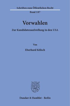 Vorwahlen: Zur Kandidatenaufstellung in den USA