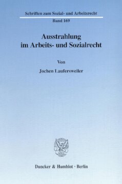 Ausstrahlung im Arbeits- und Sozialrecht