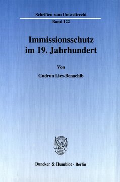 Immissionsschutz im 19. Jahrhundert
