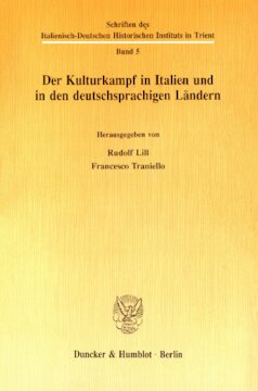 Der Kulturkampf in Italien und in den deutschsprachigen Ländern