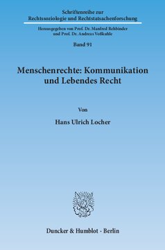 Menschenrechte: Kommunikation und Lebendes Recht
