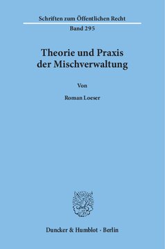 Theorie und Praxis der Mischverwaltung