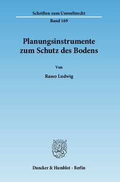 Planungsinstrumente zum Schutz des Bodens