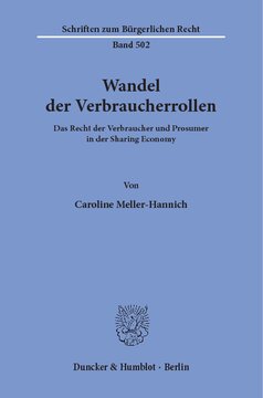 Wandel der Verbraucherrollen: Das Recht der Verbraucher und Prosumer in der Sharing Economy