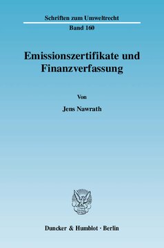 Emissionszertifikate und Finanzverfassung
