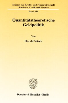 Quantitätstheoretische Geldpolitik