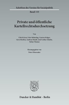 Private und öffentliche Kartellrechtsdurchsetzung