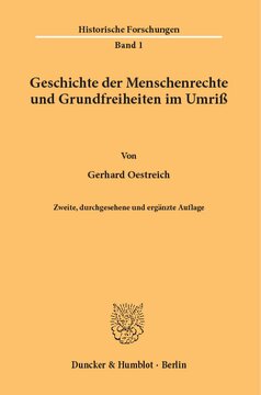 Geschichte der Menschenrechte und Grundfreiheiten im Umriß