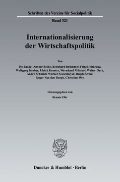 Internationalisierung der Wirtschaftspolitik
