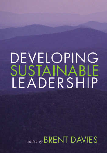 Developing Sustainable Leadership