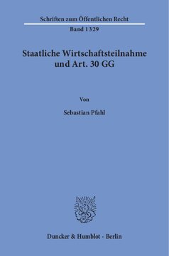 Staatliche Wirtschaftsteilnahme und Art. 30 GG
