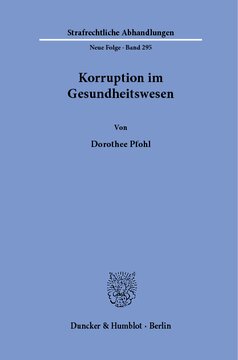 Korruption im Gesundheitswesen