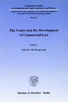 The Courts and the Development of Commercial Law