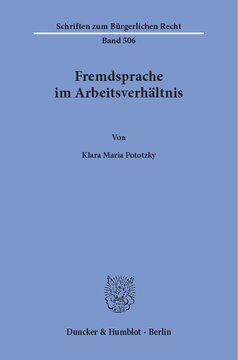 Fremdsprache im Arbeitsverhältnis