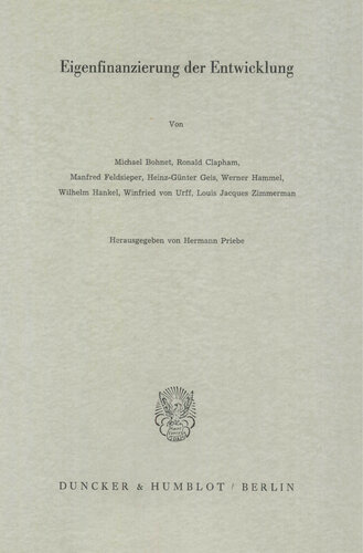 Eigenfinanzierung der Entwicklung