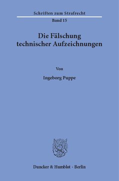 Die Fälschung technischer Aufzeichnungen
