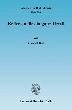 Kriterien für ein gutes Urteil