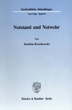 Notstand und Notwehr