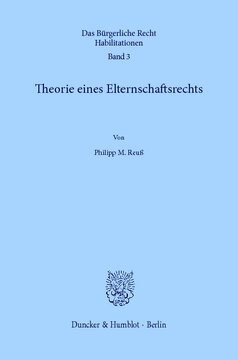 Theorie eines Elternschaftsrechts