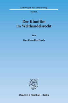 Der Kinofilm im Welthandelsrecht