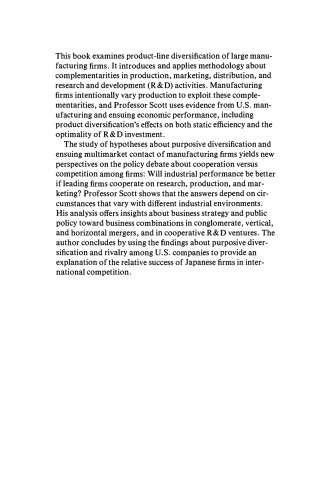 Purposive Diversification and Economic Performance