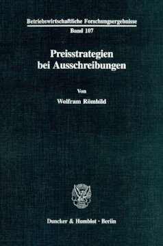 Preisstrategien bei Ausschreibungen