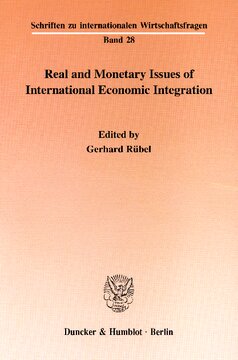 Real and Monetary Issues of International Economic Integration