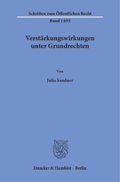 Verstärkungswirkungen unter Grundrechten