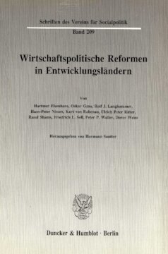 Wirtschaftspolitische Reformen in Entwicklungsländern