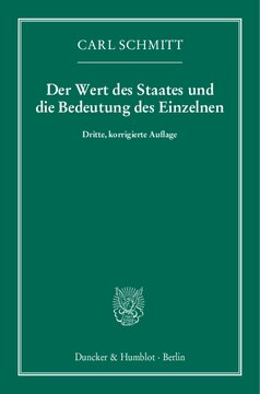 Der Wert des Staates und die Bedeutung des Einzelnen