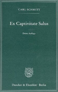 Ex Captivitate Salus: Erfahrungen der Zeit 1945/47