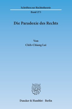 Die Paradoxie des Rechts
