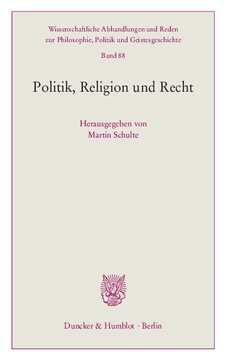 Politik, Religion und Recht